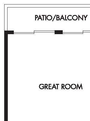YOLO East one bedroom one bath floor plan YOLO East one bedroom one bath floor plan